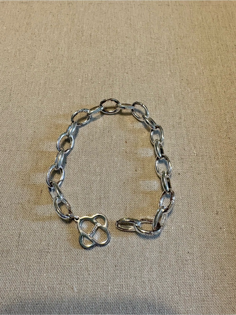 Stella & Dot Silver Charm Bracelet